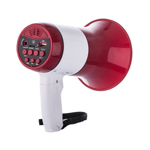 Usb Tf Card Bullhorn Megaphone Speaker With Rechargeable Battery