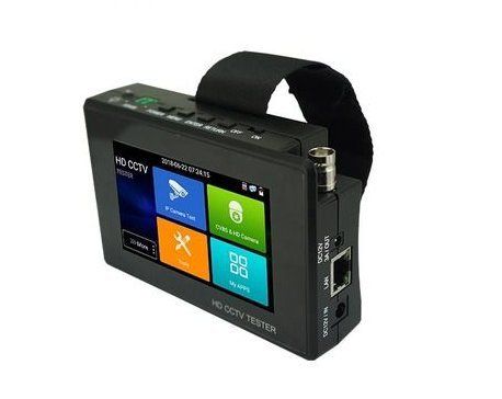 Wrist 4 Inch Touch Screen 4k H.265 Ip Ahd Cvi Tvi Network Analog Cctv Tester