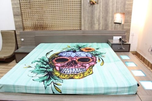 Skull & Rose Skeletons Halloween Indian Cotton Wall Hangings Printed Tapestry