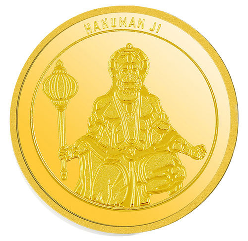 IBJA GOLD 5 GM 24KT (999) Hanumanji Gold Coin