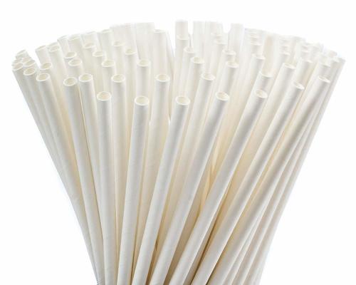 White Solid Paper Straw