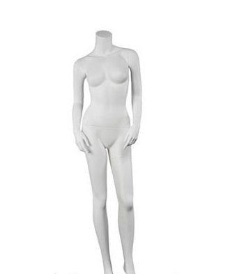 White Color Headless Female Standing Mannequin Age Group: Adults