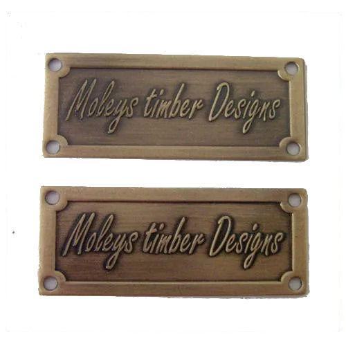 Metal Brass Home Name Plate