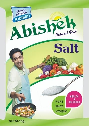 Triple Refined Iodised Abishek Natural Salt