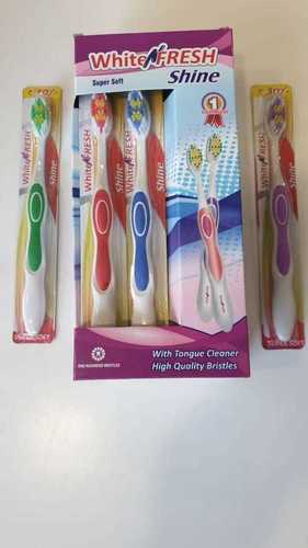 White N Fresh Shine Toothbrush Application: Dental Cleaning