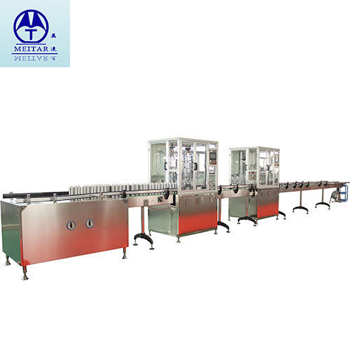 Automatic Bov Aerosol Filling Machine Application: Chemical