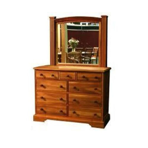 Teakwood Modern Dressing Table No Assembly Required