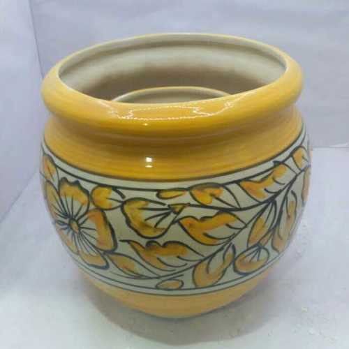 Round Ceramic Handmade Planter