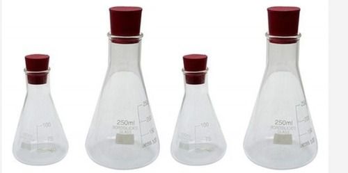 Graduated Conical Flasks Of Borosilicate Glass