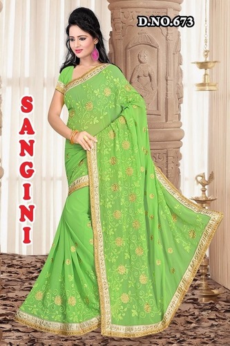 Attractive Casual Saree For Ladies