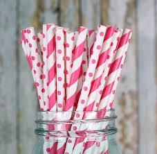 Colorful Disposable Paper Straw Size: 6Mm