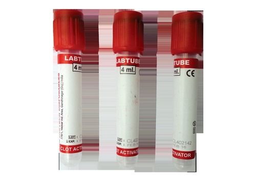 Non Vacuum Blood Collection Tubes Plain with Clot Activator