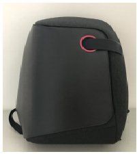 Pu Black Colour Favourer Backpack (Kb1002)