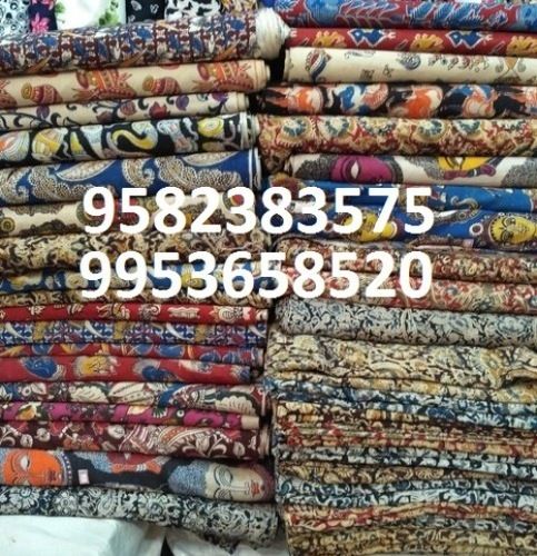 Multi Color Kalamkari Print Cotton Fabrics