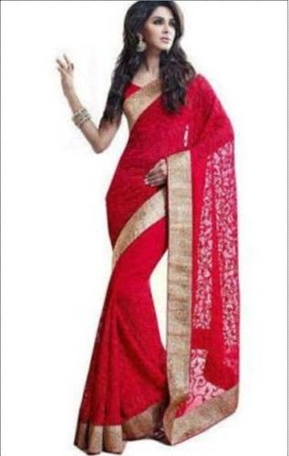 Ladies Embroidery Work Sarees