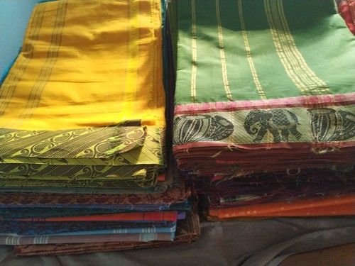 Multi Attractive Pure Cotton Sarees