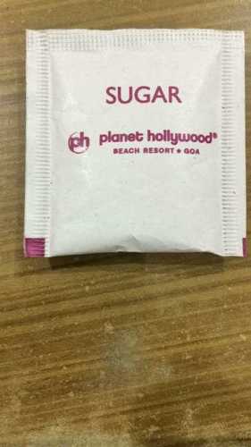 White Quality Tested 5 Gm Sugar Sachets