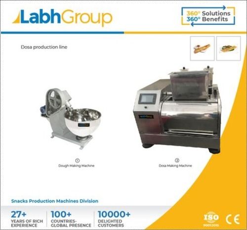 Stainless Steel Labh Group Automatic South Indian Dosa Making Machine