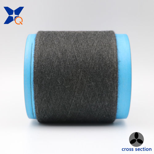 92% Black Carbon Inside Conductive Polyester Staple Fiber (Ne32/1ply)