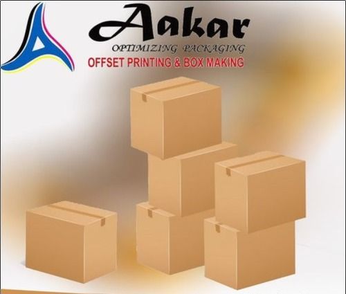 Plain Corrugated Packaging Box Relaxing