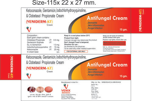 Veniderm KT (Antifungal Cream)