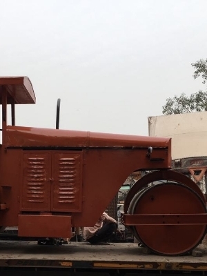 Yellow Iron Body Static Road Roller