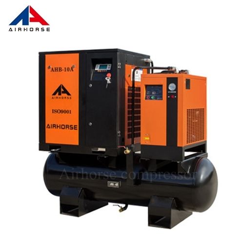 7.5Kw All-In-One Combined Fixed Speed Screw Air Compressor Air Flow Capacity: 0.7-1.2M3/Min Cubic Meter (M3)