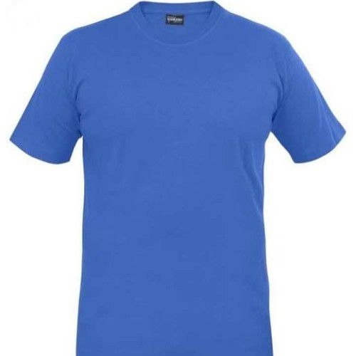 Cotton Plain Round Neck T-Shirt - Available in Various Sizes and Colors | Stylish, Skin-Friendly Fabric, Absorbs Sweat Effortlessly
