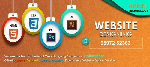 Static Website Designing Services By Arien Technology