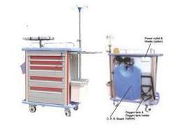 Emergency Trolley (Abs) for Hospitals Use