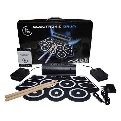 Electric Portable Nine Pad Electronic Roll Up Drum Set