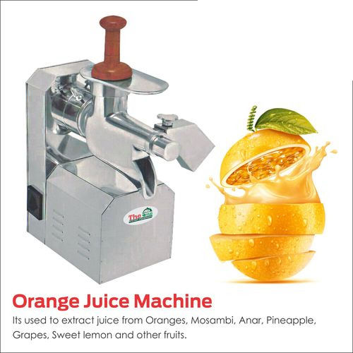 Manual Type Orange Fruit Juice Machine 25-30 Kg/Hr Capacity