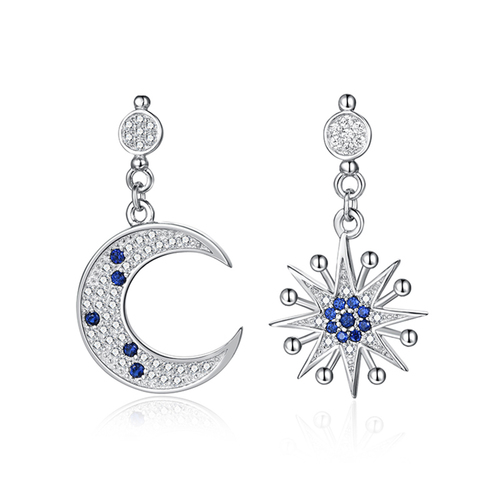 Womens Moon And Star Earrings By Guangzhou Jingying Jewelry Co., ltd.