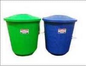 Blue Plastic Dustbin For Household