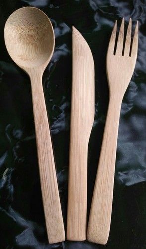 Reusable Pour Bamboo Cutlery