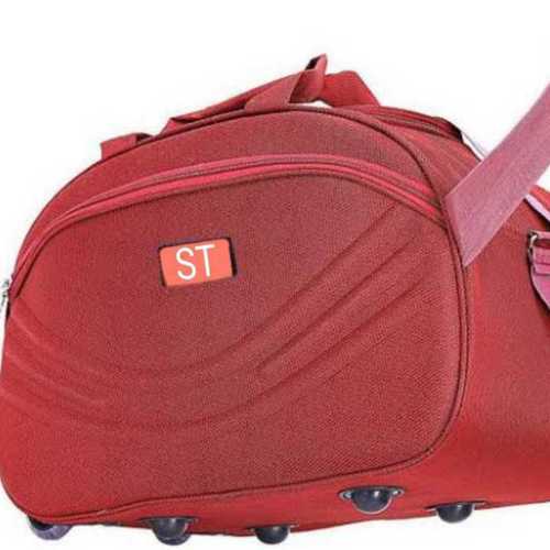 Red Comfortable Travel Duffle Bag