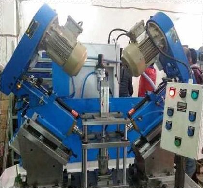 Blue Electric Powered Multi Spindle Drill Machine