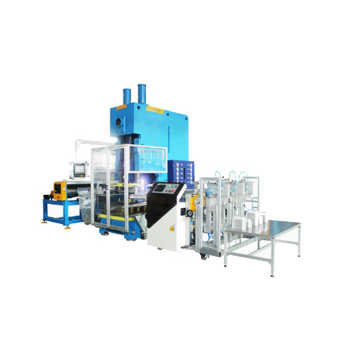 63T Semi Automatic Aluminium Foil Food Container And Dishes Making Machine - Color: White