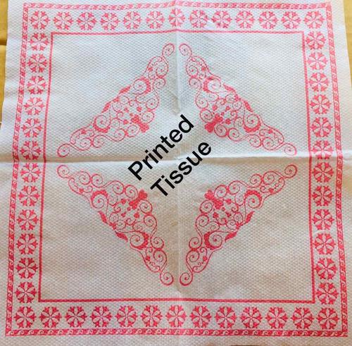 Printed Tissue Paper Napkins