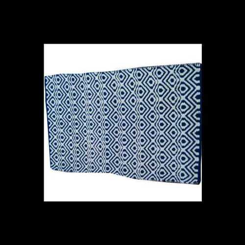 Blue And White Handmade Handloom Cotton Rugs