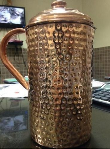 Golden Pure Copper Jug For Kitchen