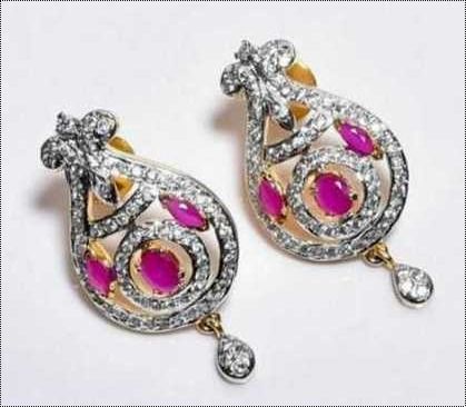 Pink Excellent Finish Imitation Earring