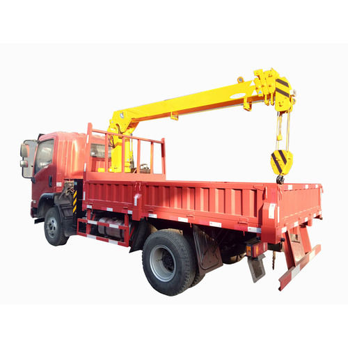 High Tensile Steel Solar Energy Alarm Device 10.5M Overlong Boom 3 Tons Stiff Boomed Loader Crane