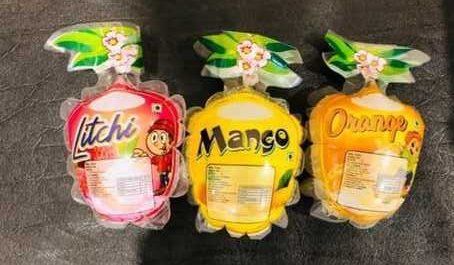 Mango Shape 100 Ml Packing Pouches