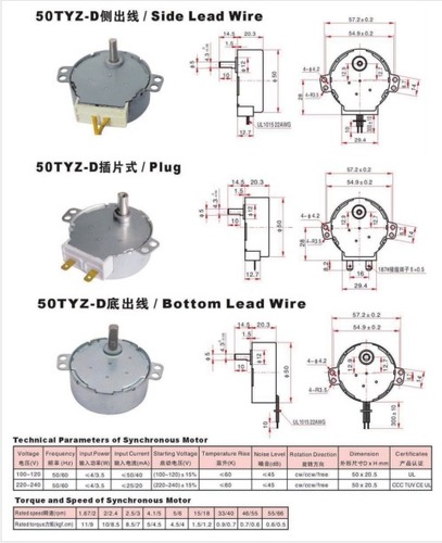 Gray Motor For Microwave Oven