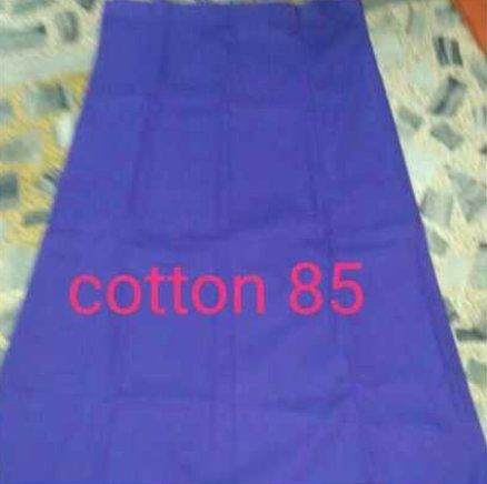 Blue Plain Pure Cotton Petticoat