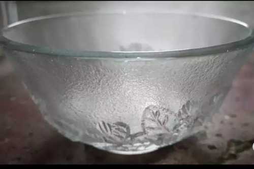 Designer Translucent Glass Bowl