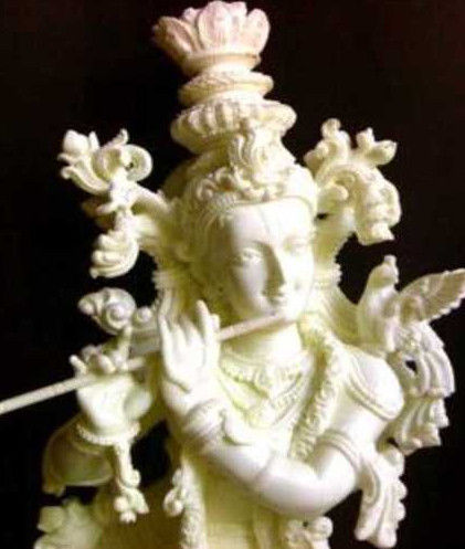 White Marble Statues Lord Krishna