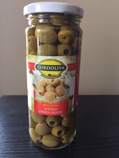 Common Cordoliva Pitted Green Spanish Olives 440 Grams