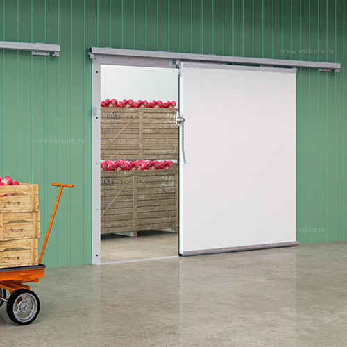 Multi-Layer Sandwich Panel (Ppu + Painted Steel Sliding Refrigeration Doors Of Commercial Series